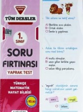 Karatay 1. Sınıf Tüm Dersler Soru Fırtınası Yaprak Test