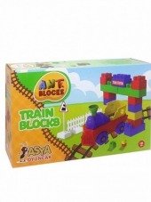 Ant Blocks 56 Parça Harfli Tren Seti