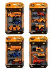 Oyuncak Dc.inşaat Aracı 3lü Paket 4a.