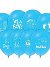 1+1 Its A Boy Baskılı Pastel Balon 100lü