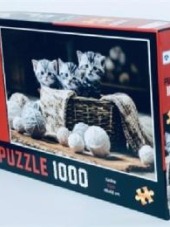 Kediler 1000 Parça Puzzle (48x68)