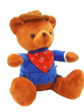 Kzl-df-s7074 Pelus Fularlı Kovboy Ayı 3ass 60