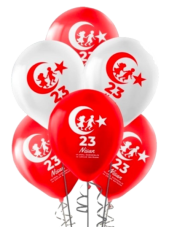 Nedi Balon Baskılı 23 Nisan 100'lü