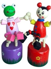 Hediyelik 6773-1 Mini Ahşap Kukla Karışık