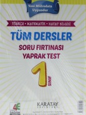 Karatay 1.Sınıf Tüm Dersler Soru Fırtınası Yaprak Test
