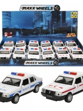 Sesli Ve Işıklı Araba 13 Cm. - Ambulans