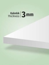 Brons Maket Kartonu 50x70 3 Mm Beyaz