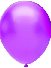 Balon Metalik Açık Viyolet 100'lü