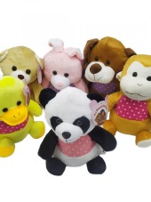 Kzl-g3177 Pelus Hayvanlar 26cm 6as 60