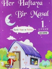 Pinokyo 1. Sınıf Her Haftaya Bir Masal - Renkli Hece ve Kelime
