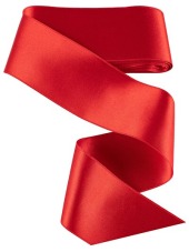 Nedi Kurdele Saten Kırmızı 10 Mt 6 Cm